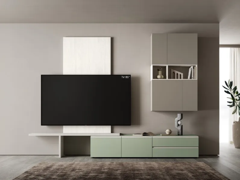 Parete Attrezzata Pratico PTG451 di SantaLucia