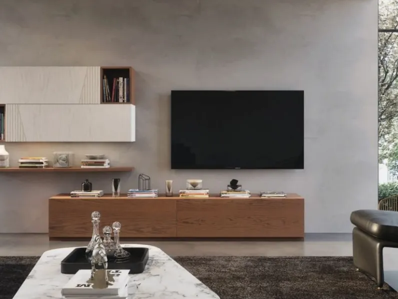 Parete Attrezzata Rails MAG7537 di Betamobili