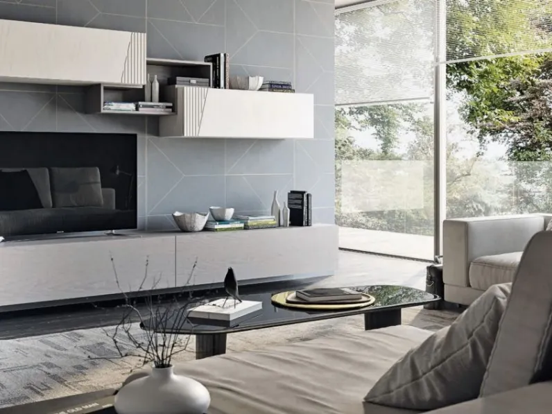 Parete Attrezzata Rails MAG7540 di Betamobili