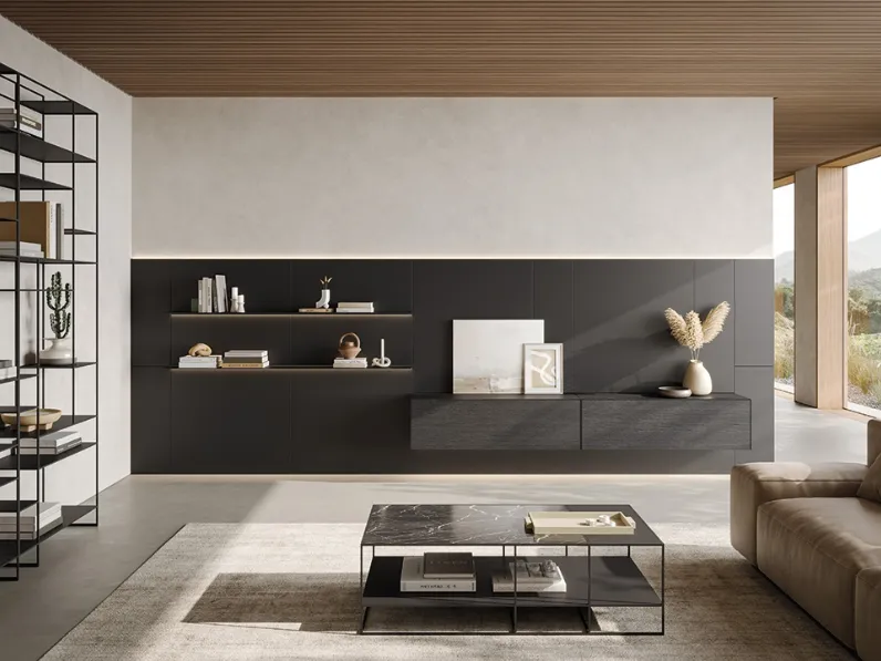 Parete Attrezzata Caddy Living di Ronda Design