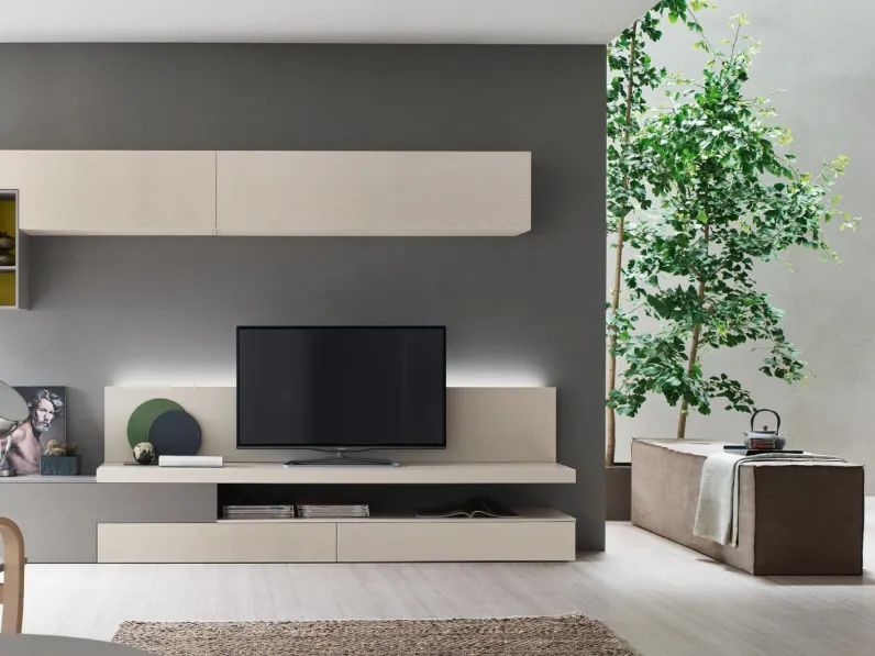 Parete Attrezzata Seta Comp SA2216 di Maronese