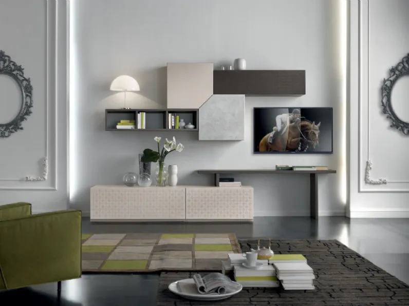 Parete Attrezzata Skyline FMG3077 di Betamobili