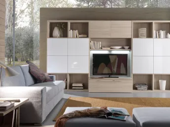 La Parete Attrezzata Spot Irma 04 di S75 è un elemento funzionale per la tua casa.