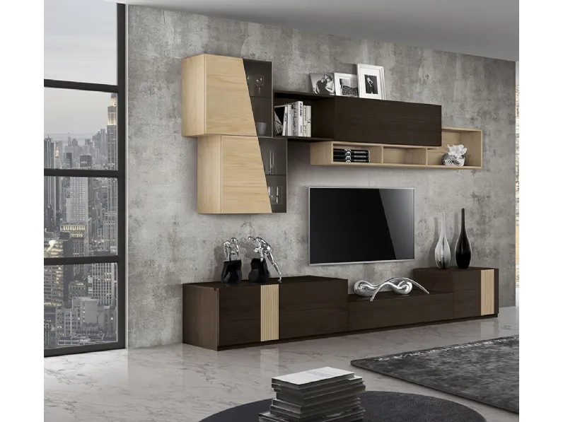 Parete Attrezzata Stripes-04 Betamobili