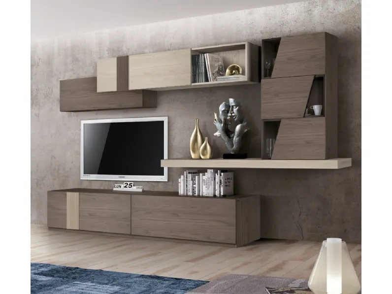 Parete Attrezzata Stripes 05 di Betamobili