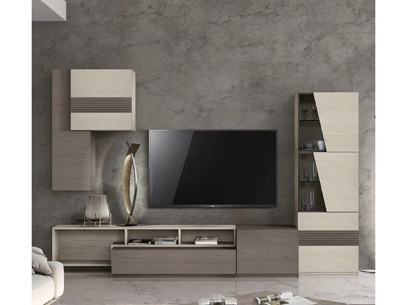 Parete Attrezzata Stripes-06 Betamobili