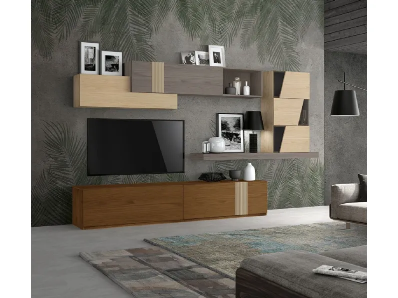 Parete Attrezzata Stripes 07 di Betamobili