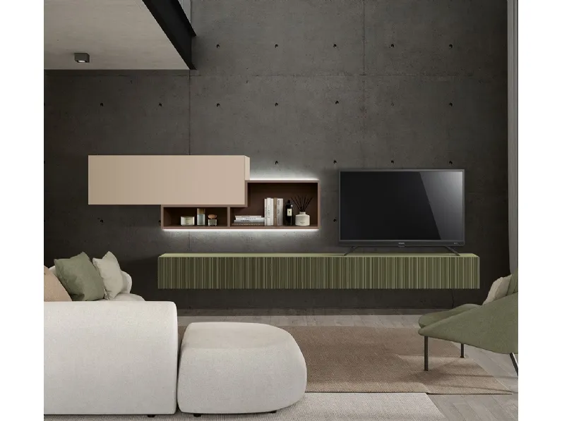 Parete Attrezzata Stripes 12 di Betamobili