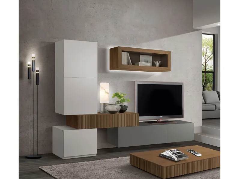 Parete Attrezzata Stripes 13 di Betamobili