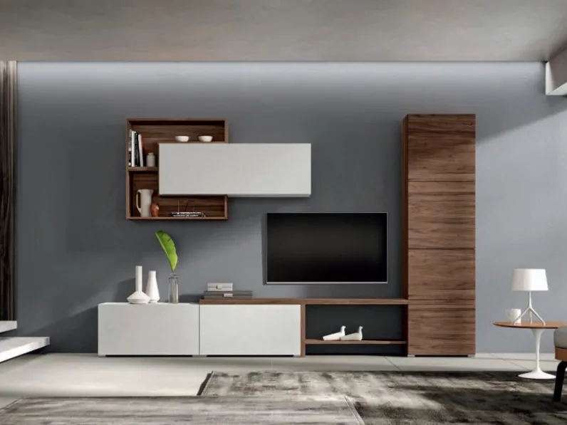 Parete Attrezzata moderna Velvet 155 di Artigianmobili