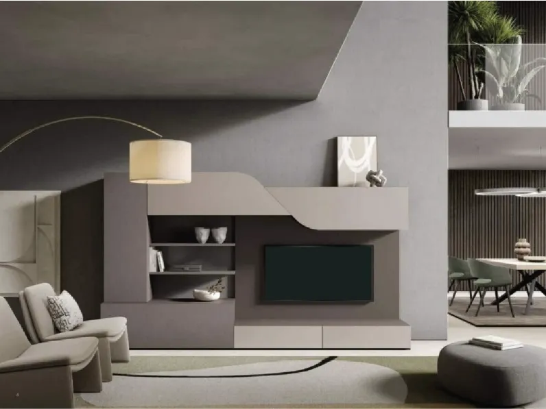 Parete Attrezzata Velvet 4-0 A4 di Artigianmobili