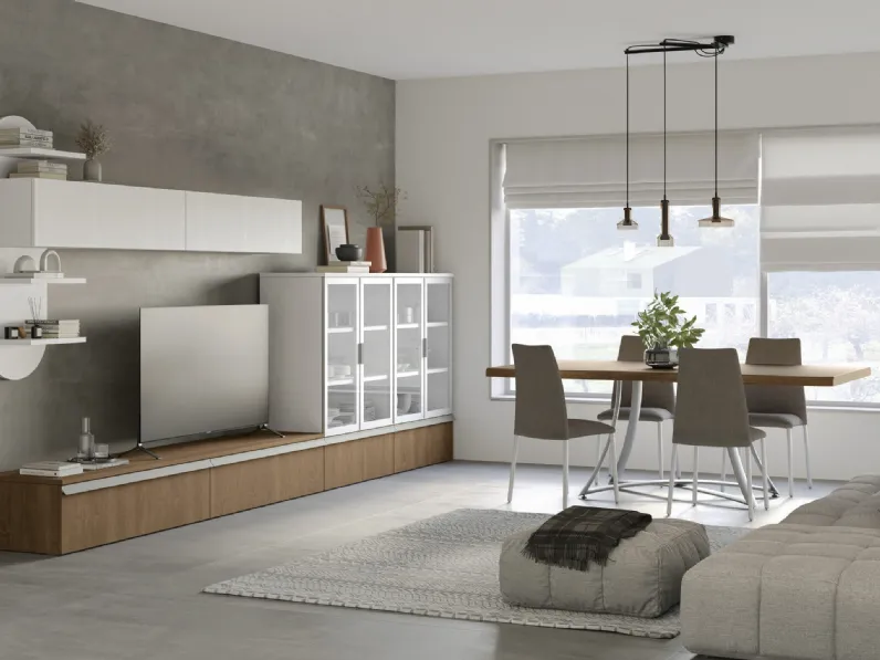 Parete Attrezzata Volo L007 di Colombini Casa