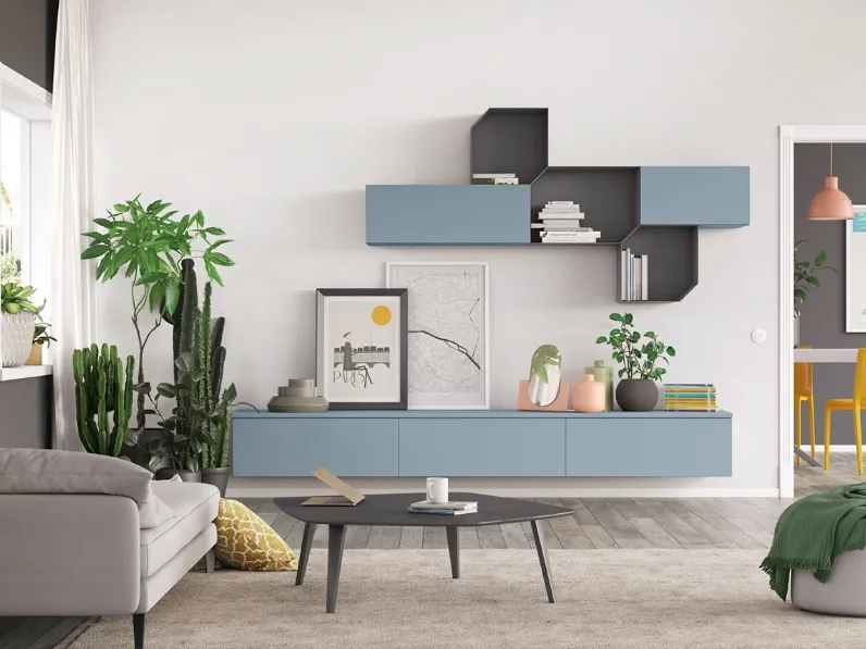 Parete Attrezzata Volo L012 di Colombini Casa