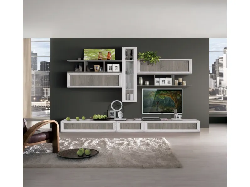 Parete Attrezzata Wind FMG3788 di Betamobili