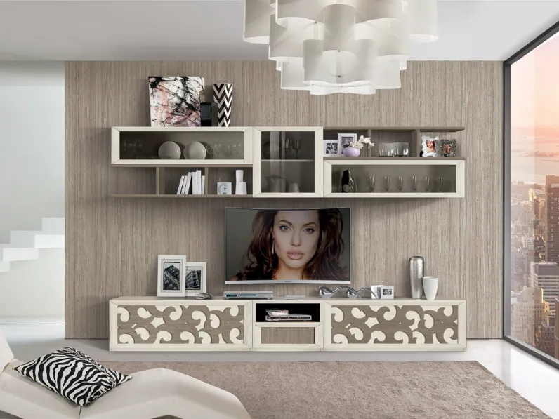 Parete Attrezzata Wind FMG3791 di Betamobili