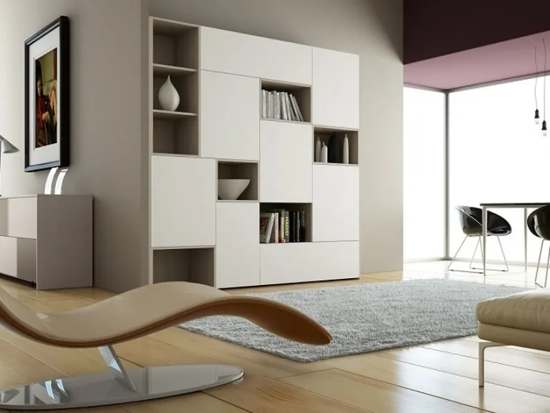 Parete Attrezzata Insieme Composizione 15 di Zanotti Mobili