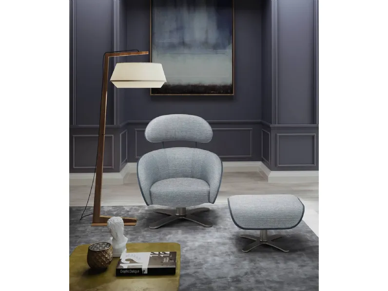 Poltroncina di design in tessuto Coconut di Egoitaliano