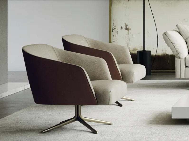 Poltroncina in tessuto Tag di Biba Salotti