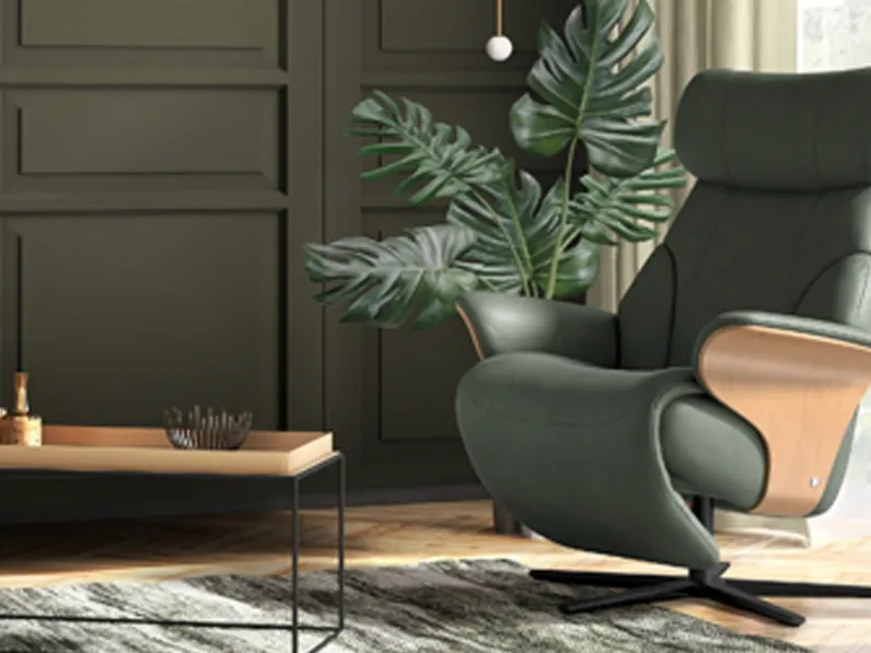 Poltrona in pelle Adam di Stressless