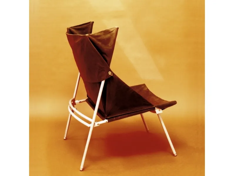 Poltroncina pieghevole in tessuto Africa di Campeggi