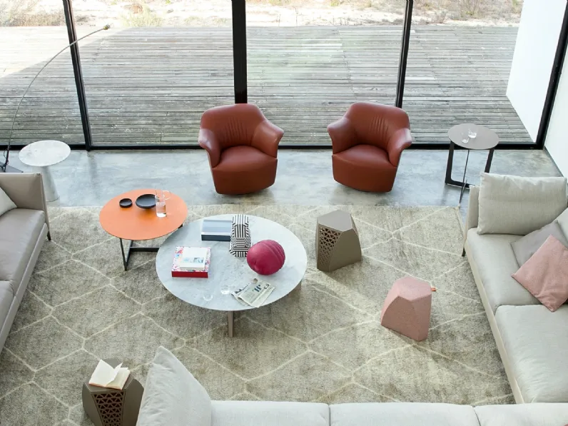 Poltroncina in pelle Aida di Poltrona Frau