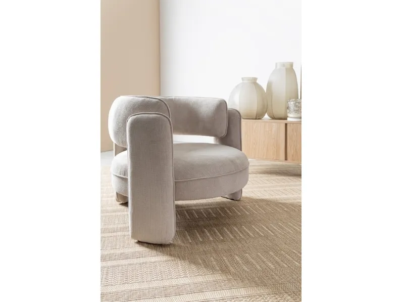 Poltroncina in tessuto Aisha di Bizzotto