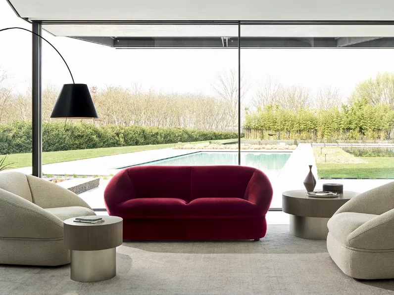 Poltrona Alta in tessuto imbottito di Ditre Italia