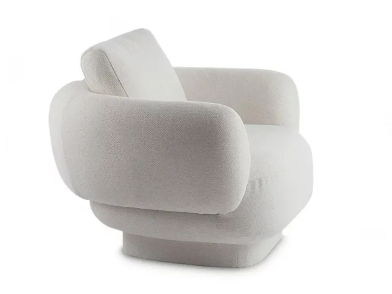 Poltrone Anam in tessuto imbottito di Saba