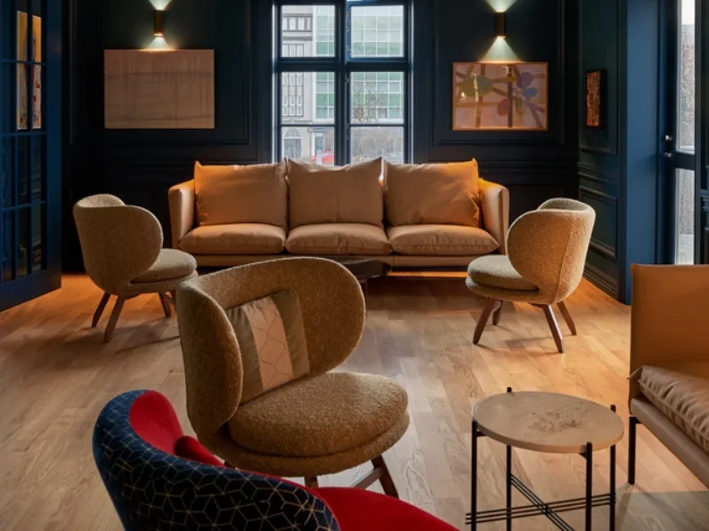 Poltroncina in tessuto Ariel di Moroso