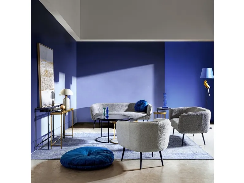 Poltroncina Avril in tessuto di Bizzotto