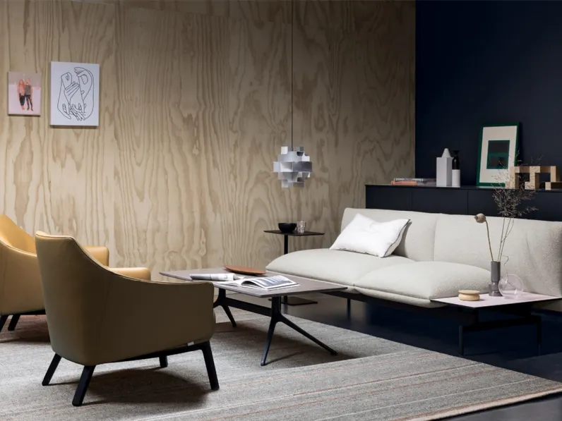 Poltroncina in ecopelle Bela di Kristalia