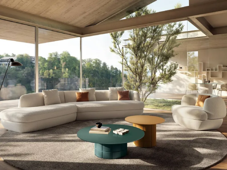 Poltrona in tessuto imbottito Biza di Lago