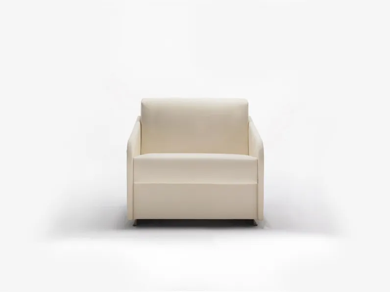 Poltrona in tessuto con braccioli sottili BK 108 di BK Group