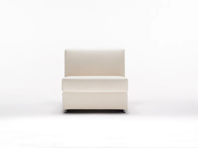 Poltrona in tessuto senza braccioli dal design essenziale BK 117 di BK Group