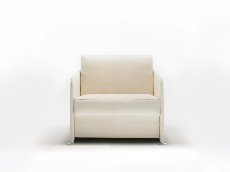 Poltrona imbottita con braccioli sottili BK 123 Tessuto di BK Group