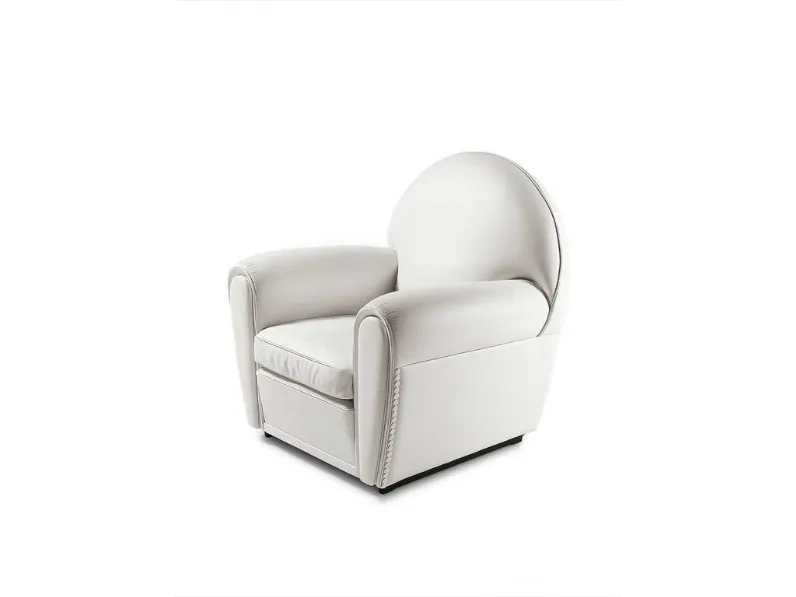 Poltrona in pelle Bob Vanity di Poltrona Frau