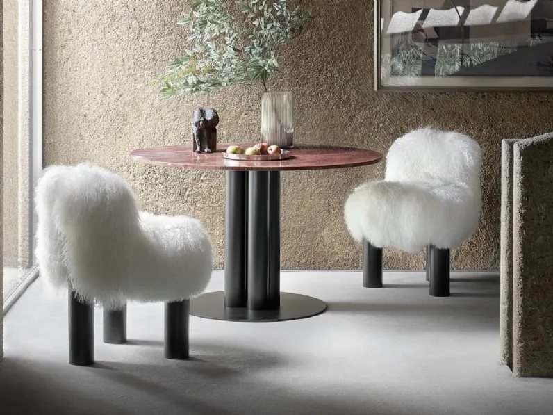 Poltroncina in pelliccia Botolo High version in fur di Arflex