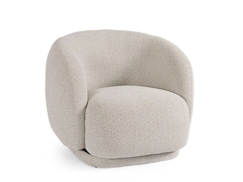 Poltrona girevole Brittany di Bizzotto