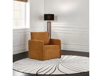 La poltrona letto Rodi di Bruma è un mobile versatile che combina comfort e funzionalità, perfetta p