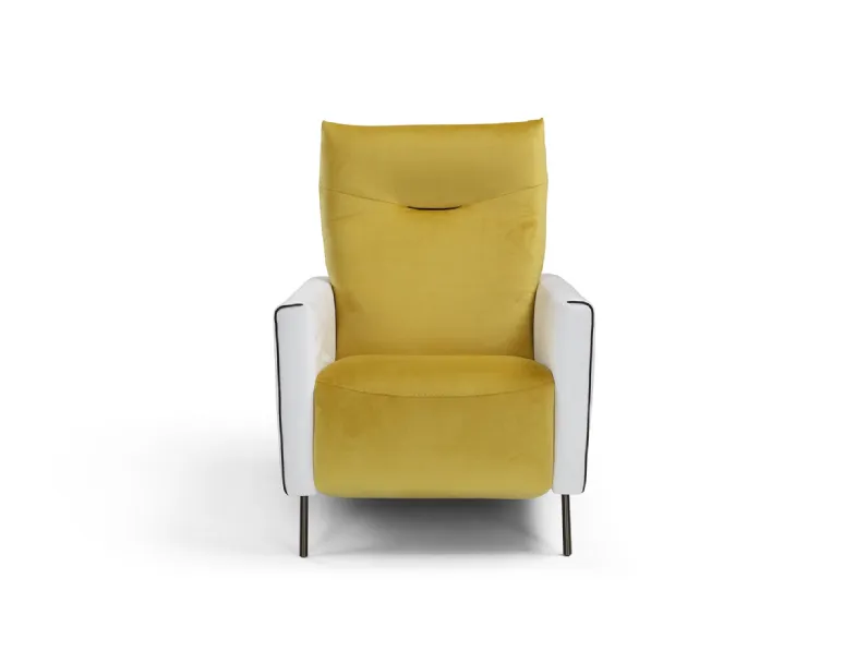 Poltrona in tessuto imbottito Bussero di Vis Comoda