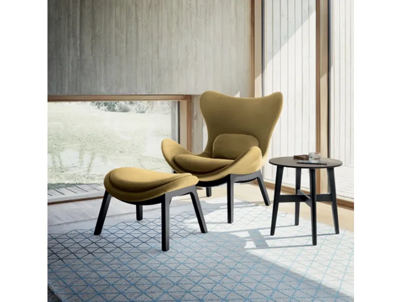 Poltrona Lazy in tessuto di Calligaris