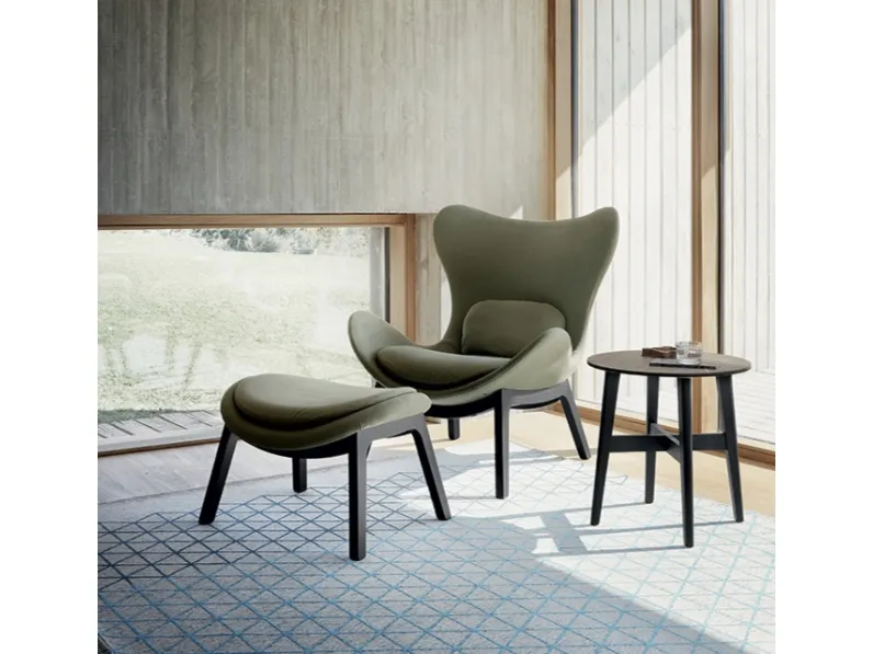 Poltrona Lazy in tessuto di Calligaris
