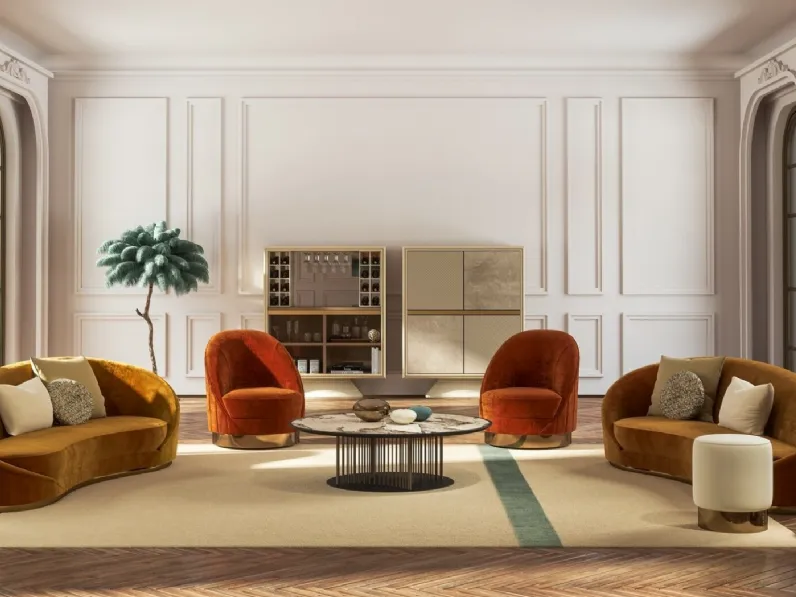 Poltrona girevole Capsule di Vismara Design