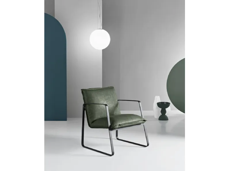 Poltroncina Cesca in ecopelle di Ikone Casa