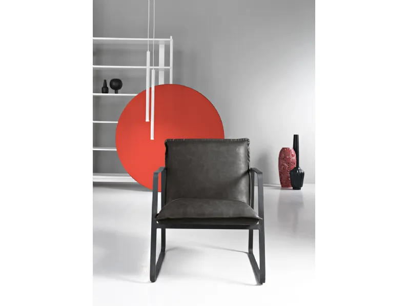 Poltroncina Cesca in ecopelle di Ikone Casa