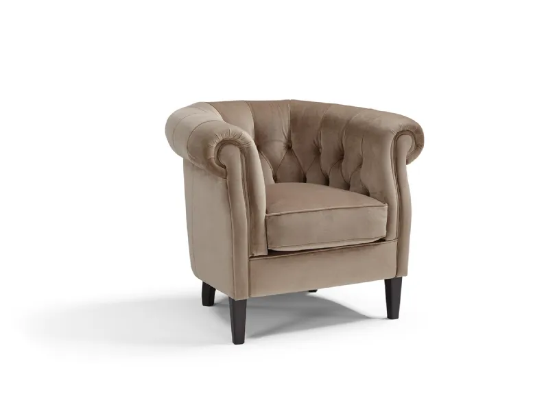 Poltroncina classica Chesterina di Vis Comoda