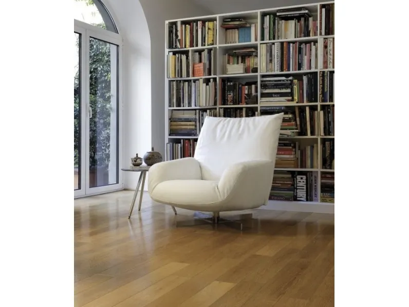 Poltrona girevole di design Chiara di Edra