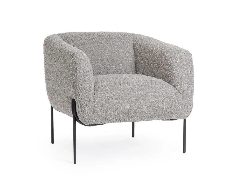 Poltroncina in tessuto Claudine di Bizzotto