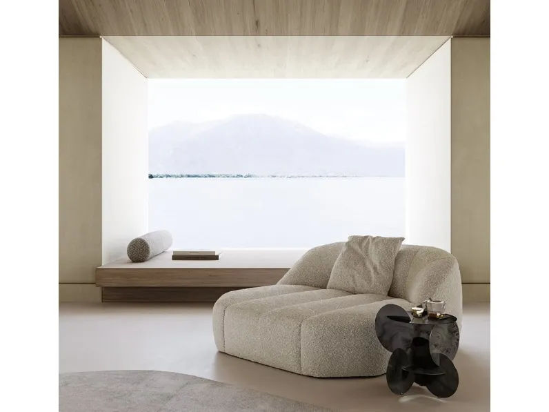 Poltrona in tessuto imbottito Cloud Chaise Longue di Gallotti&Radice