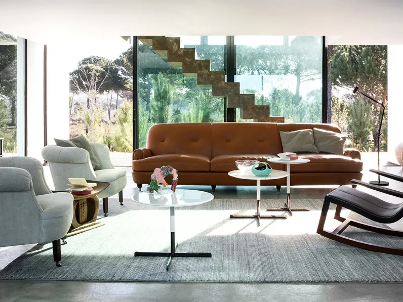 Poltroncina in tessuto Club di Poltrona Frau